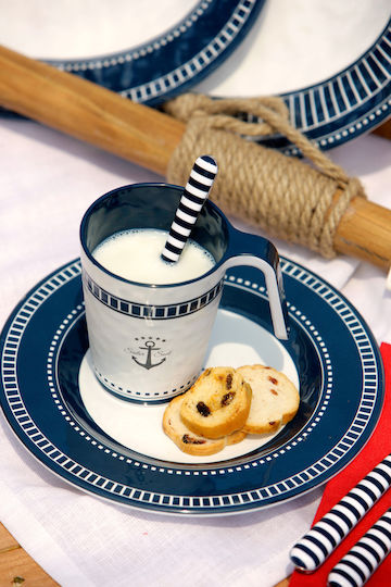 Marine Business Becher Kunststoff Weiß 6Stück