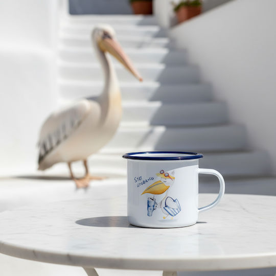 Κουπα Εμαγιε Greek Me Up 360ml Pelican Tct11306