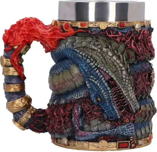 Nemesis Now Керамична Златиста Чаша Tankard