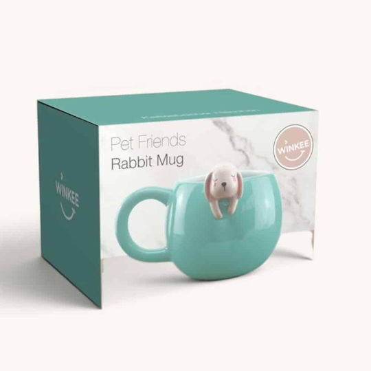 Winkee Keramiktasse Beigefarbe