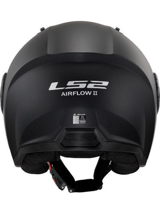 LS2 Airflow Ii Nardo Grey Motorcycle Helmet Jet ECE 22.06 1200gr