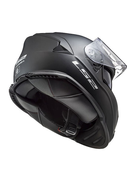 LS2 FF800 Storm II Matt Black Motorradhelm Volles Gesicht ECE 22.06 1530gr mit Pinlock und Sonnenblende