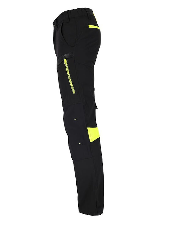 Raw-Pol Pantaloni de Lucru Negru