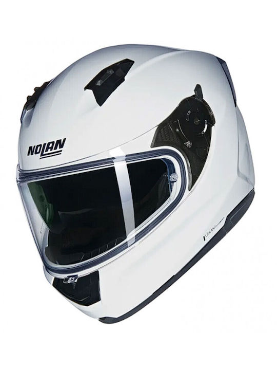 Nolan N60-6 Classico 305 Бял Каска За Мотор Full Face ECE 22.06 1400гр с Sunvisor