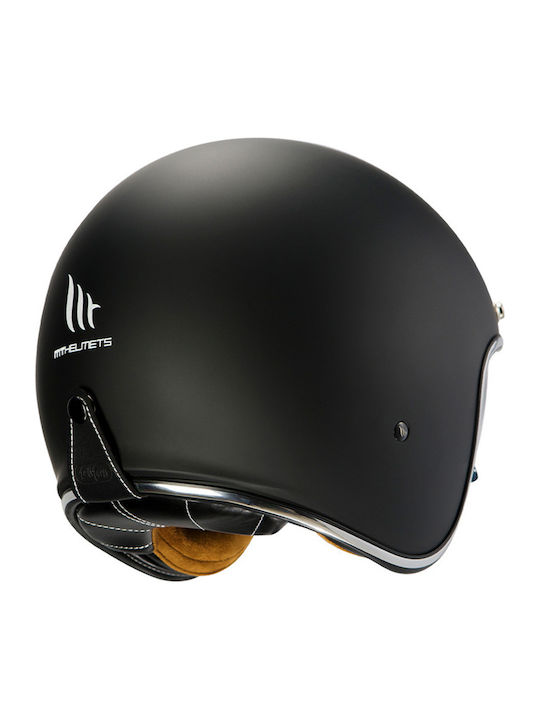 MT Le Mans 2 SV Matt Black Каска за мотор Джет ECE 22.05 1000гр с Sunvisor