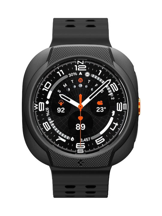 Spigen Liquid Air Matte Θήκη Σιλικόνης σε Μαύρο χρώμα για Samsung Galaxy Watch Ultra 2