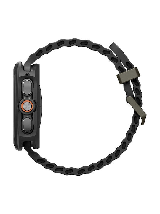 Spigen Liquid Air Matte Silicone Case in Black for Samsung Galaxy Watch Ultra 2