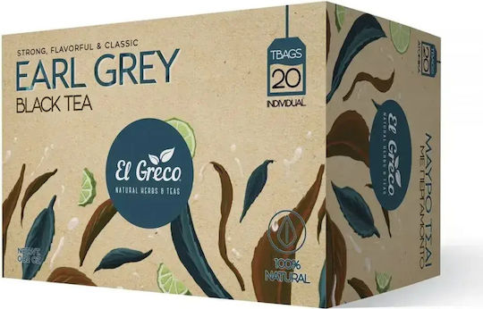 El Greco Earl Grey Ceai 20 Pungi 1buc