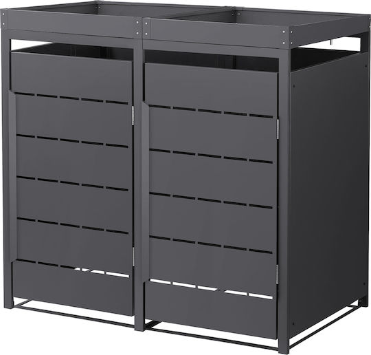 ML-Design Plastic Coș de gunoi Deșeuri 240lt Gri