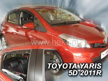 Heko Set deflectoare de vânt Dark Fime pentru Toyota Yaris 5D 2011 4buc