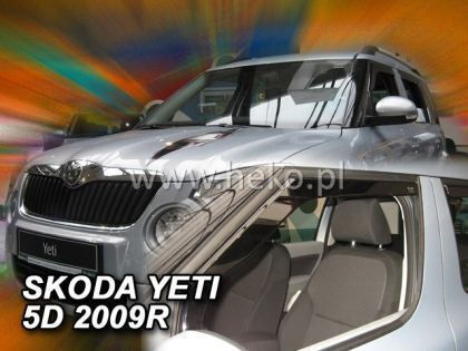 Heko Skoda Yeti 5D 2009 Set deflectoare de vânt Dark Fime pentru Skoda Yeti 2buc
