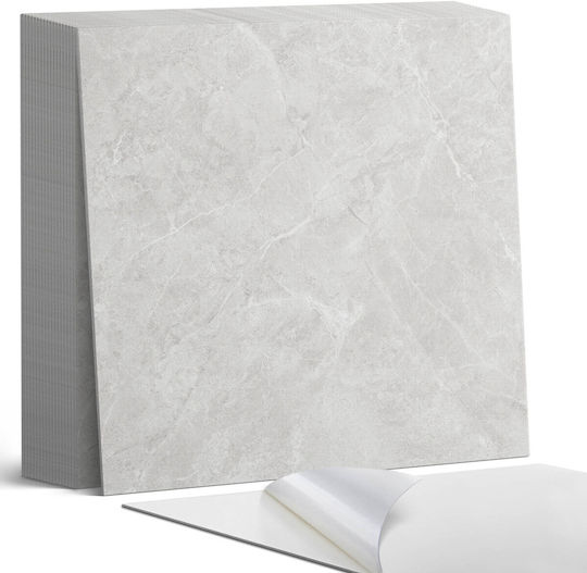 Printed Vinyl Tile Set Bedroom Decor Natural Stone Pattern 20x20x20 Cm