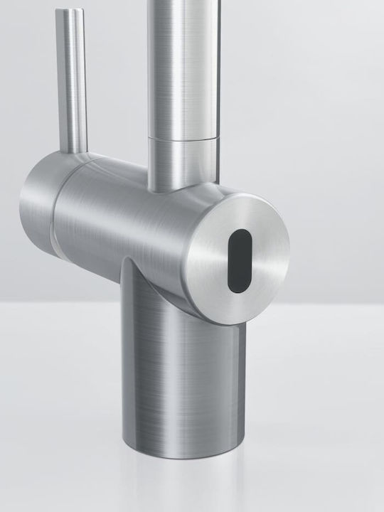 Franke Atlas Sensor Standard Kitchen Faucet Counter Silver