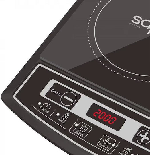 Sapir SP-1445-LG Печки за плот Индукция Единична Черен
