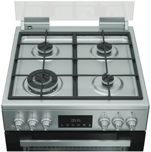 Aragaz 72lt cu Plite pe Gaz Natural L60cm. Inox