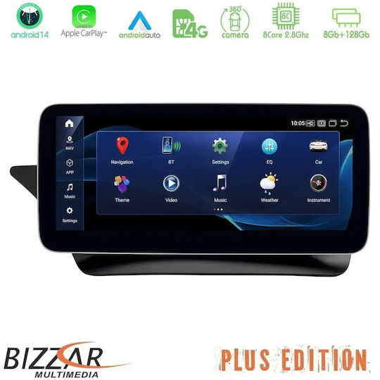 Bizzar Sistem Audio Auto pentru Mercedes-Benz Clasa CLA / GLA - Magazin online / Un clasă / Clasa G 2013-2015 (Bluetooth/USB/AUX/WiFi/GPS/Apple-Carplay/Android-Auto/Partitură) cu Ecran Tactil 10.25"