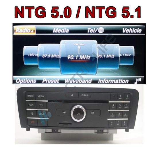 LM Digital Car Audio System for Mercedes-Benz C Class GLC 2017 Bluetooth USB Wi-Fi GPS Apple CarPlay Android Auto