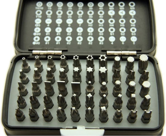Bit Set Hogert 1/4” 50 Pieces