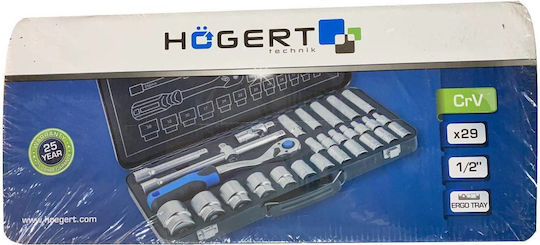 Högert Technik Καστάνια με Καρυδάκια 1\2" 29τμχ