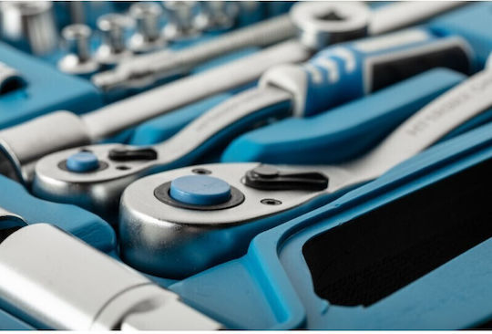 Högert Technik Ratschen- & Steckschlüssel-Sets 1\4" & 1\2" 112Stück