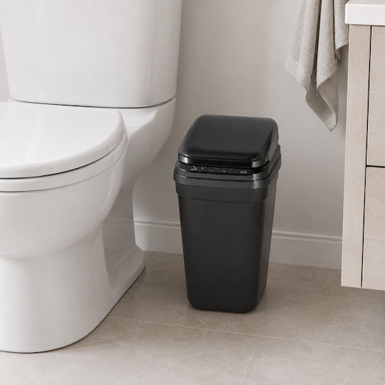 MRShome Coș De Gunoi Din Plastic Cu Senzor Negru 10lt