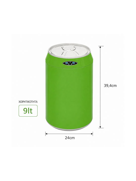 MRShome Plastic Green Waste Bin 9lt