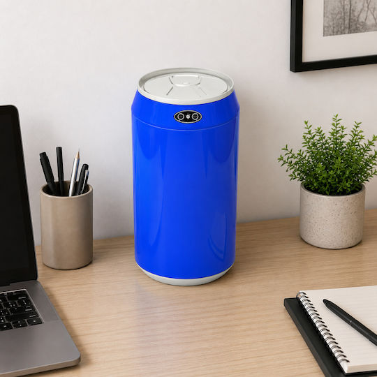 MRShome Kunststoff Mülleimer mit Sensor Blau 2,5 l