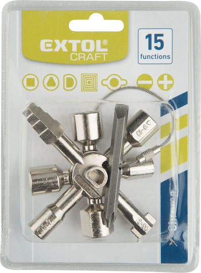 Cheie Multifuncțională 10în1 Extol Premium 916299 15 Funcții
