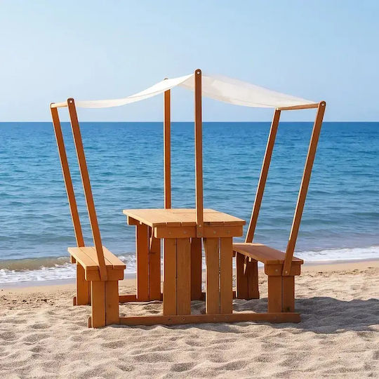 Wooden Masa pentru spații exterioare 140x159x85buc