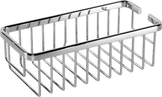 Tesa An der Wand montiert Badezimmerregal Metallisch
