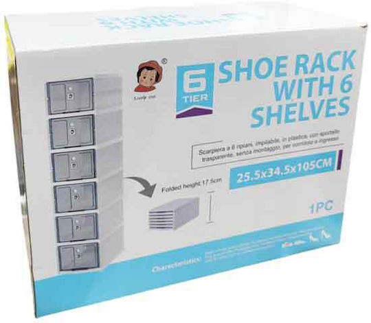 Plastic Shoe Storage Box Rack
