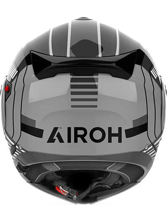 Airoh Specktre Groove Grey Мотоциклетна каска Флип ъп ECE 22.06