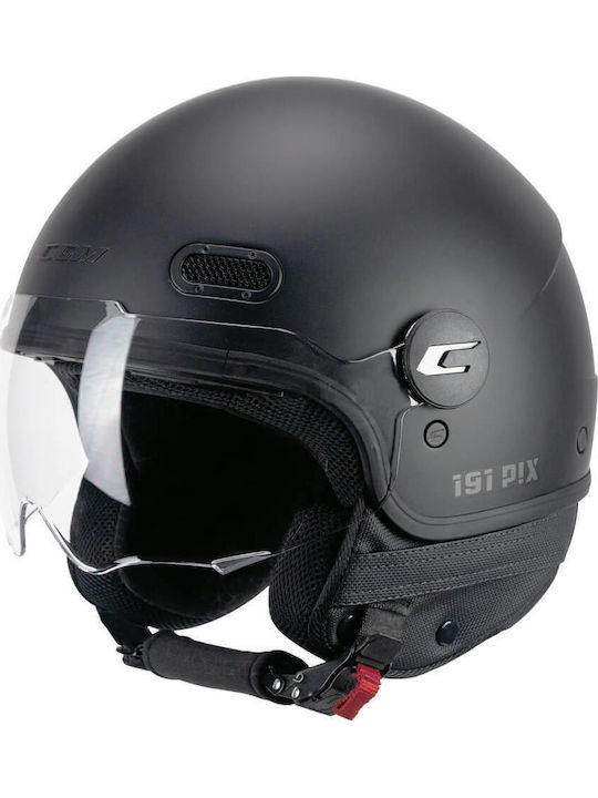 CGM 191A Pix Mono Black Matt Κράνος Μηχανής Jet ECE 22.06 1050gr