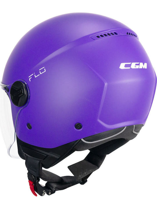 CGM 167A Flo Mono Viola Motorradhelm Jet ECE 22.06 1050gr