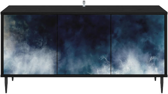 TV-Ständer Raalte Schwarz Drossel M102xP33xH51cm