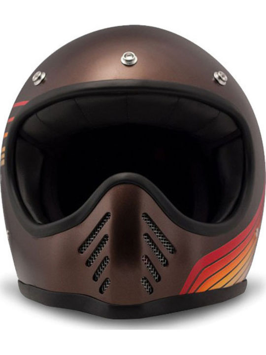DMD Seventyseven Waves Motorcycle Helmet Full Face ECE 22.06 1050gr with Sunvisor