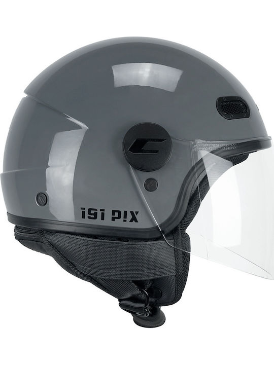 CGM 191A PIX Nardo Grey Cască Moto Jet ECE 22.06 1050gr