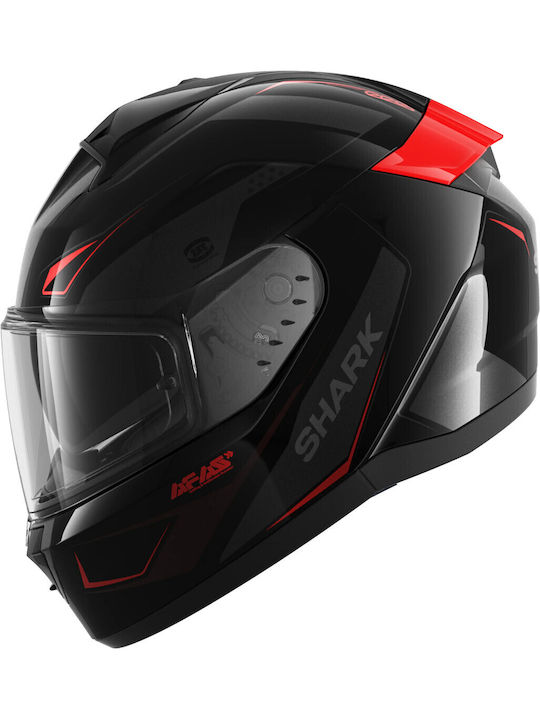 Shark Ridill 2 Mekarium Black/Anthracite/Red Κράνος Μηχανής Full Face ECE 22.06 1470gr με Sunvisor
