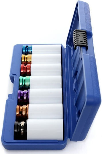 Tagred Căpăcel Pneumatic - Pneumatic cu Patrat de Prindere 1/2" Diametru 1/2" / 17 / 19 / 21 / 22 / 23 / 24 / 27 1buc