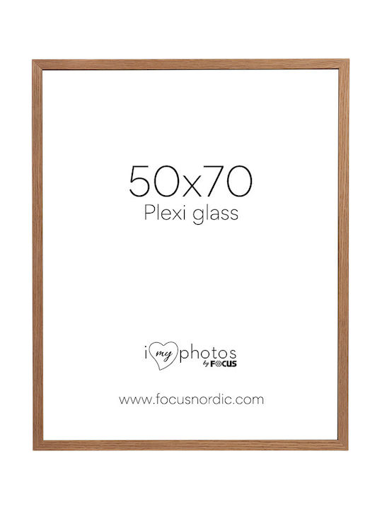 Focus Focus Soul Oak Veneer Frame 50x70 Plexi
