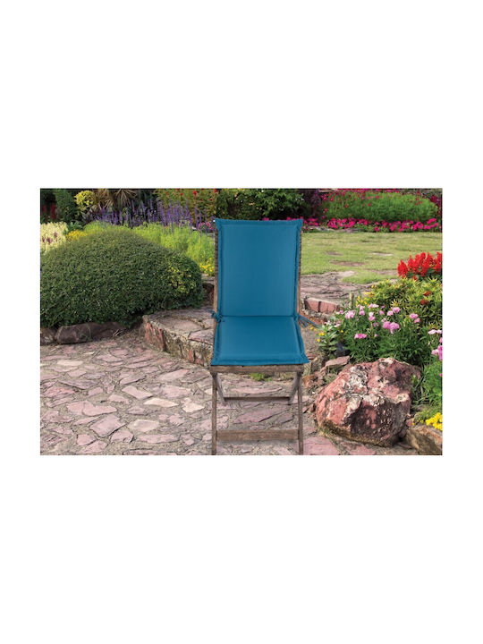 Flamingo Garden Chair Cushion with Backrest Lida Indigo Blue 90x40cm