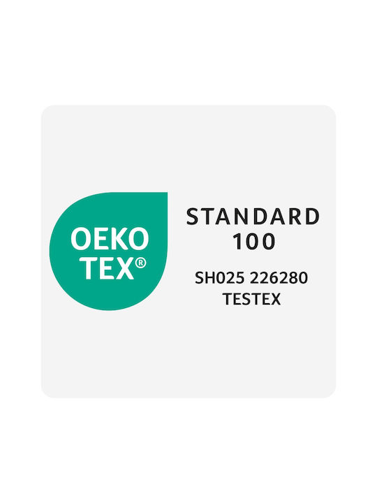 vidaXL Възглавница за Диван от 100% Памук Бяла 65x65см