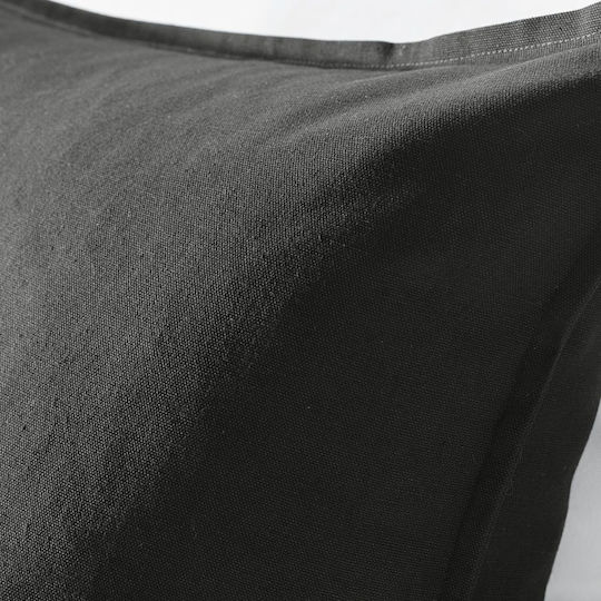 Koupakoupa Koupakoupa Sofa Cushion Forky 100% Cotton Black 50x50cm