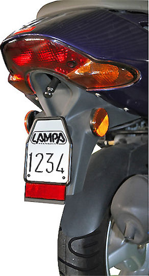 Lampa Klappbarer Motorrad-Kennzeichenhalter 9018.9-lm