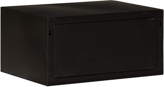 Handmade Wooden Beige Bedside Table 40x30x20cm