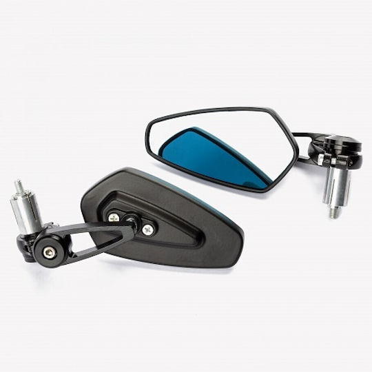 A-Pro Motorcycle Mirrors 2pcs Black