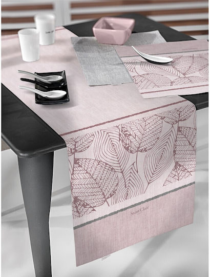 Saint Clair Runner Stain Resistant Dusty Pink 40x160cm