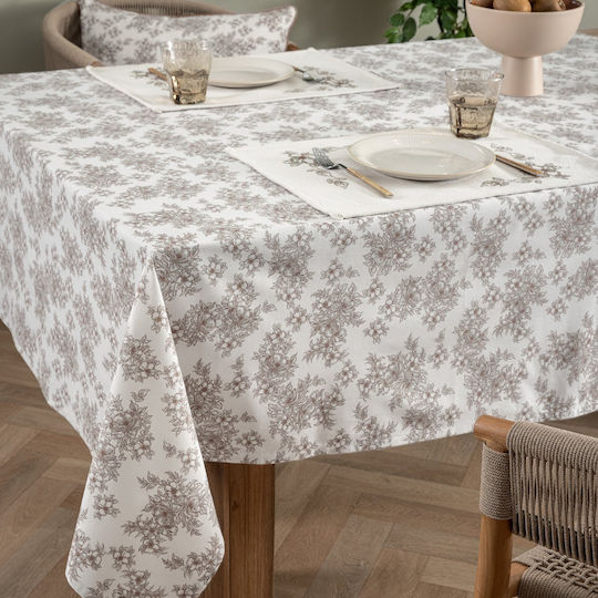 Palamaiki Baumwolle Tischdecke Dinner Weiß 140x180cm