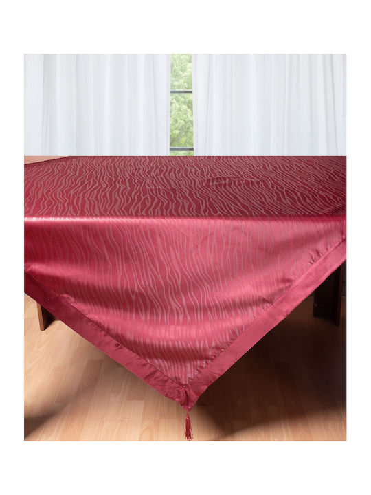 Silk Fashion Checkered 2009 Bordeaux 80x80cm