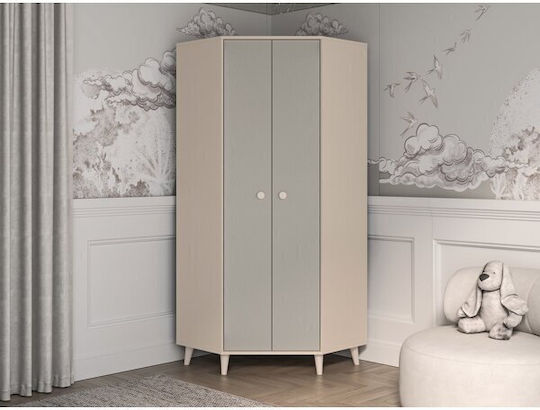 Tortoli 100 Δίφυλλη Ντουλάπα Γωνιακή 80x80x190cm Tortoli 100 Δίφυλλη Ντουλάπα Γωνιακή 80x80x190cm